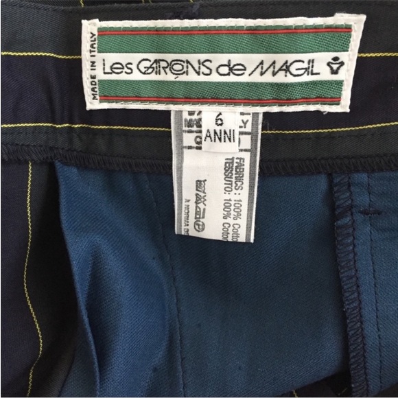 NWOT Magil Les Garcons De Magil Boys Navy Green Stripe Cotton Dress
Shorts 6 Yrs - Picture 6 of 6